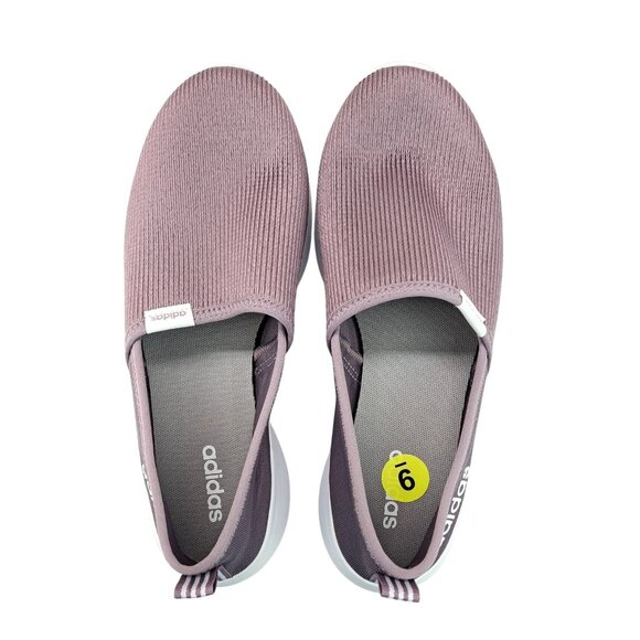 Adidas Cloudfoam Lite Women Slip-On Shoes Purple Size 9 Lightweight Comfort New - Picture 7 of 9